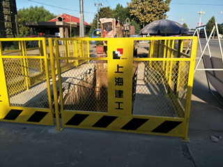 上海建工文明施工圍欄